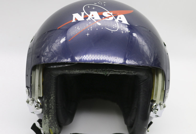 Pamela Melroy's NASA helmet